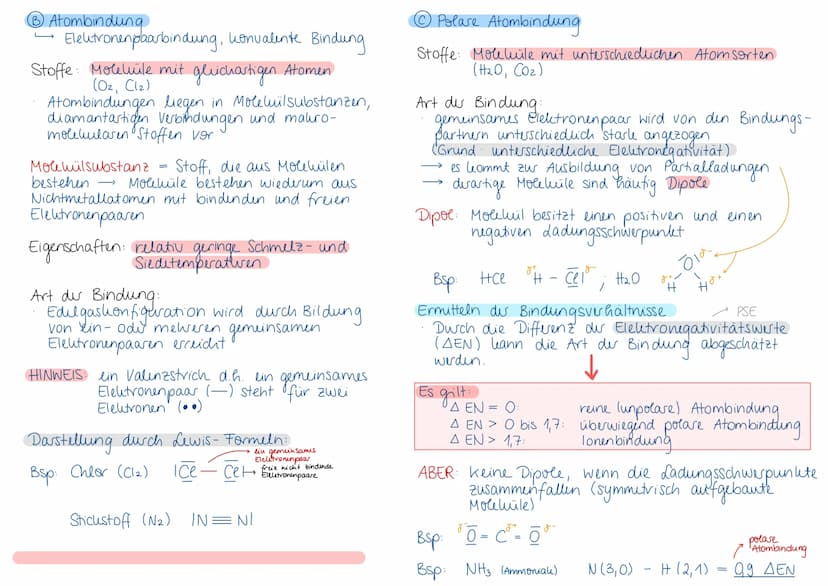 II. Chemische Bindungen
A lonenbindung
Stoffe: Salze, salzastige Stoffe
→>>
Ziel alles Bindungen: Erreichen eines energisch günstigen Zustan