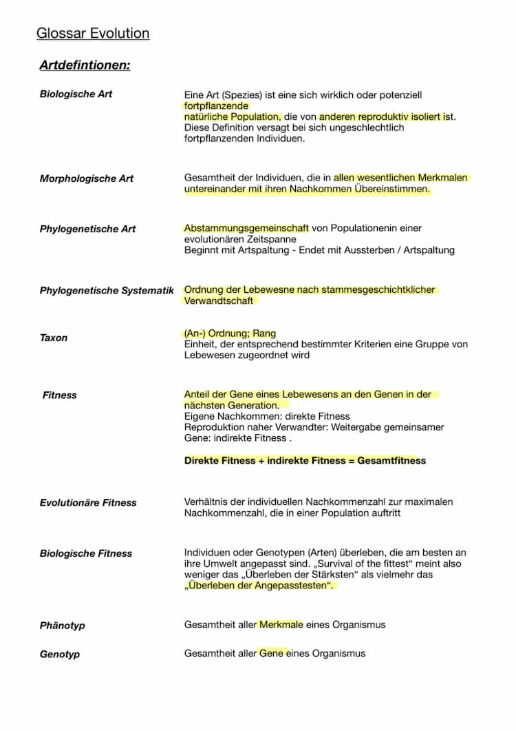 Know Evolution Glossar thumbnail
