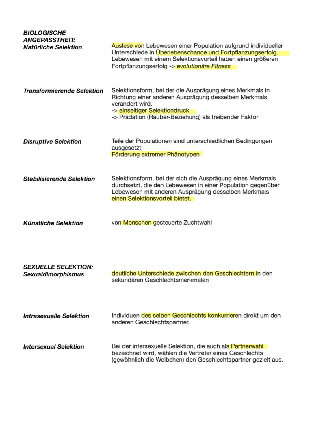 Glossar Evolution
Artdefintionen:
Biologische Art
Morphologische Art
Phylogenetische Art
Taxon
Fitness
Evolutionäre Fitness
Phylogenetische 