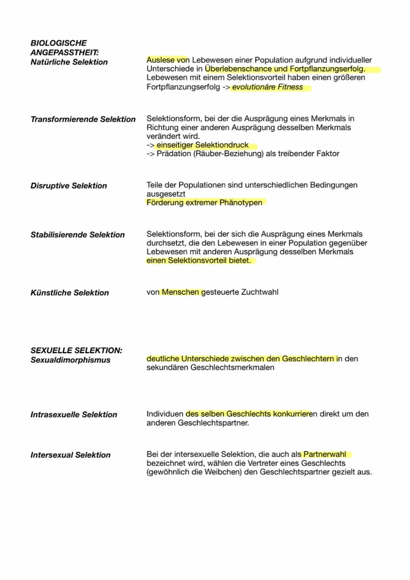 Glossar Evolution
Artdefintionen:
Biologische Art
Morphologische Art
Phylogenetische Art
Taxon
Fitness
Evolutionäre Fitness
Phylogenetische 