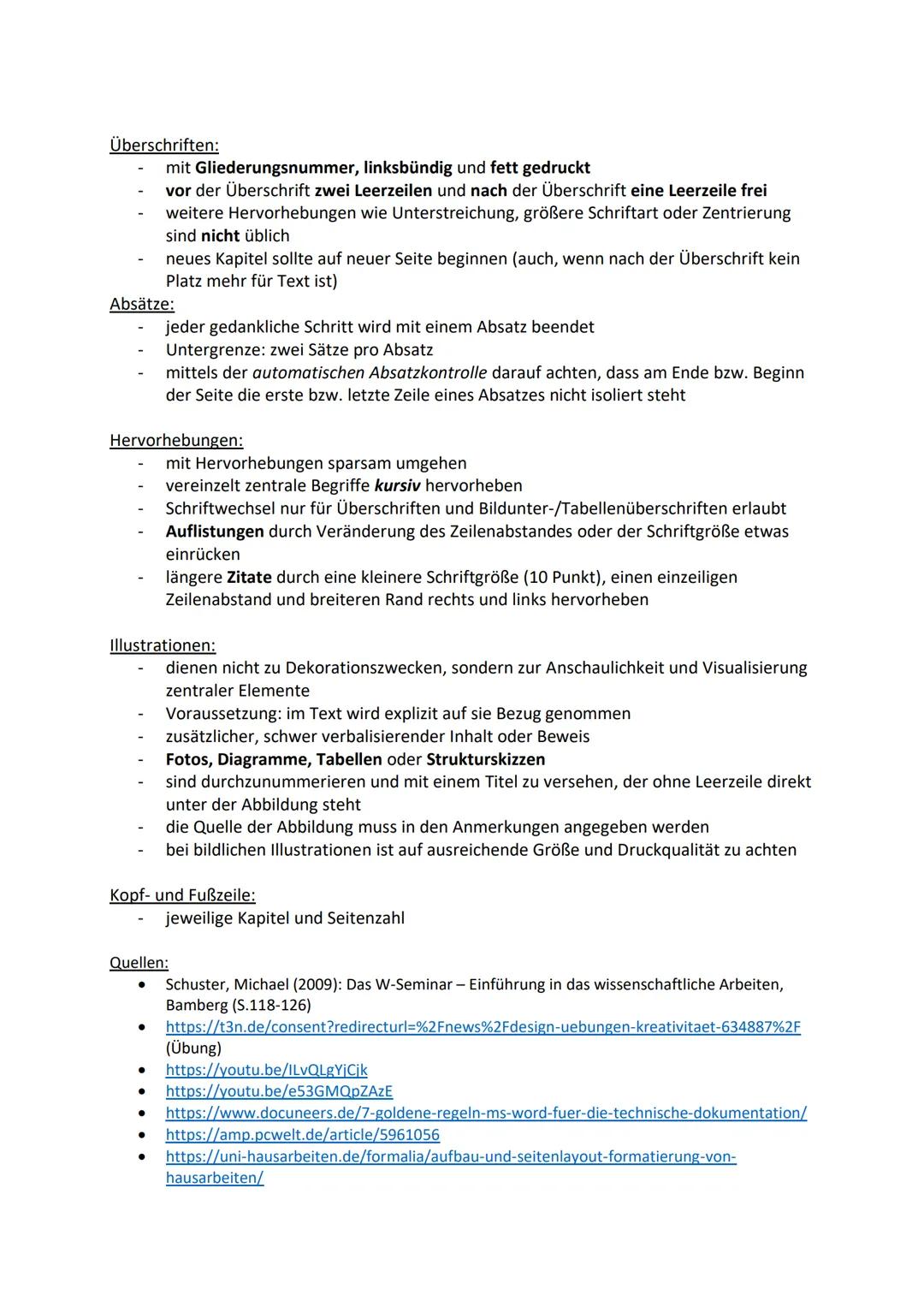 es gibt einige Grundsätze zur optischen Gestaltung des Layouts einer Seminararbeit
→ Layout: das fertige Erscheinungsbild bzw. der ,,Behälte