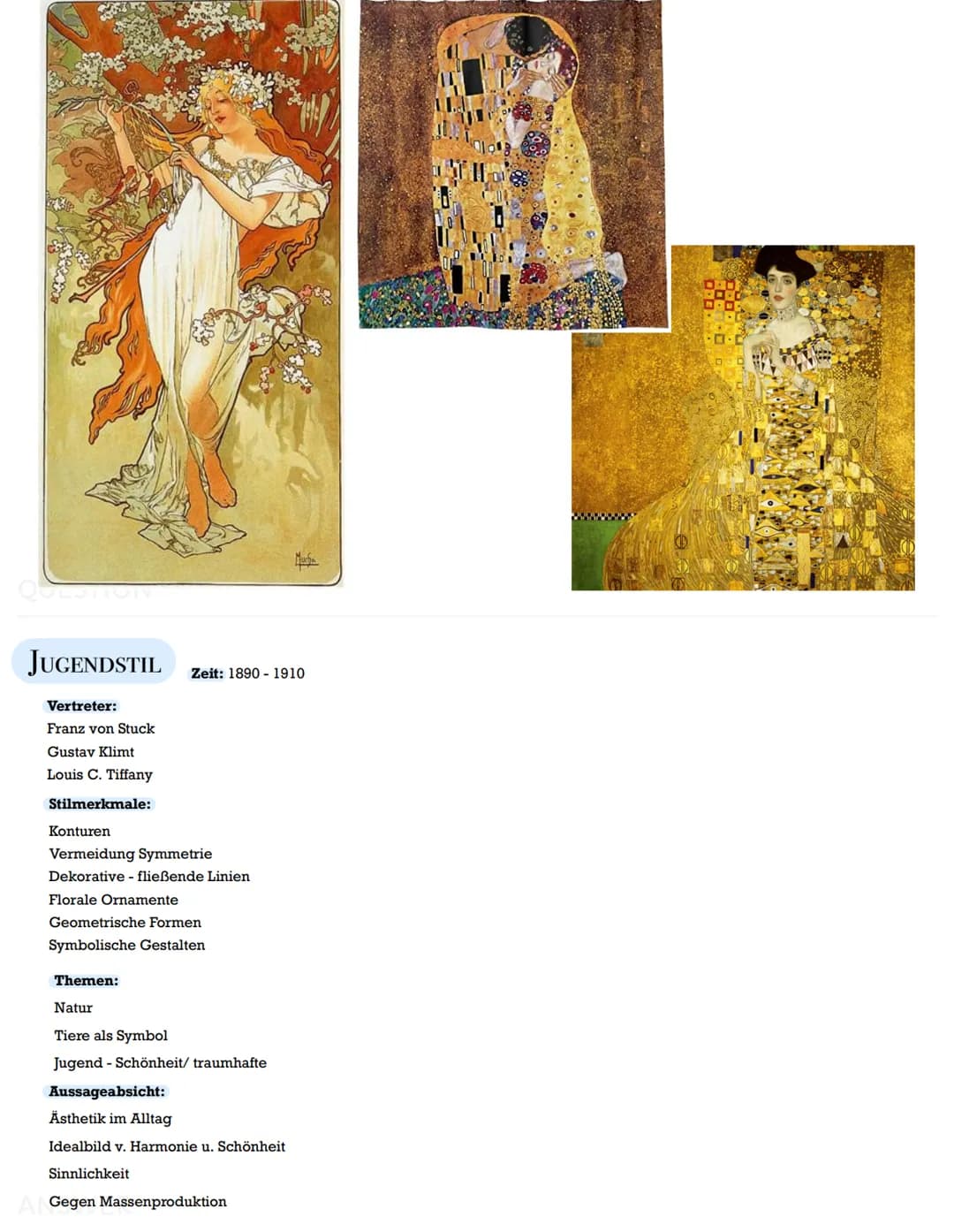 thomas-thathias igums mind is
QUESTION
MITTELALTER
Vertreter:
Giotto
Jean Fouquet
Jean Malouel
Stilmerkmale:
Kaum Individualität
Farben oft 
