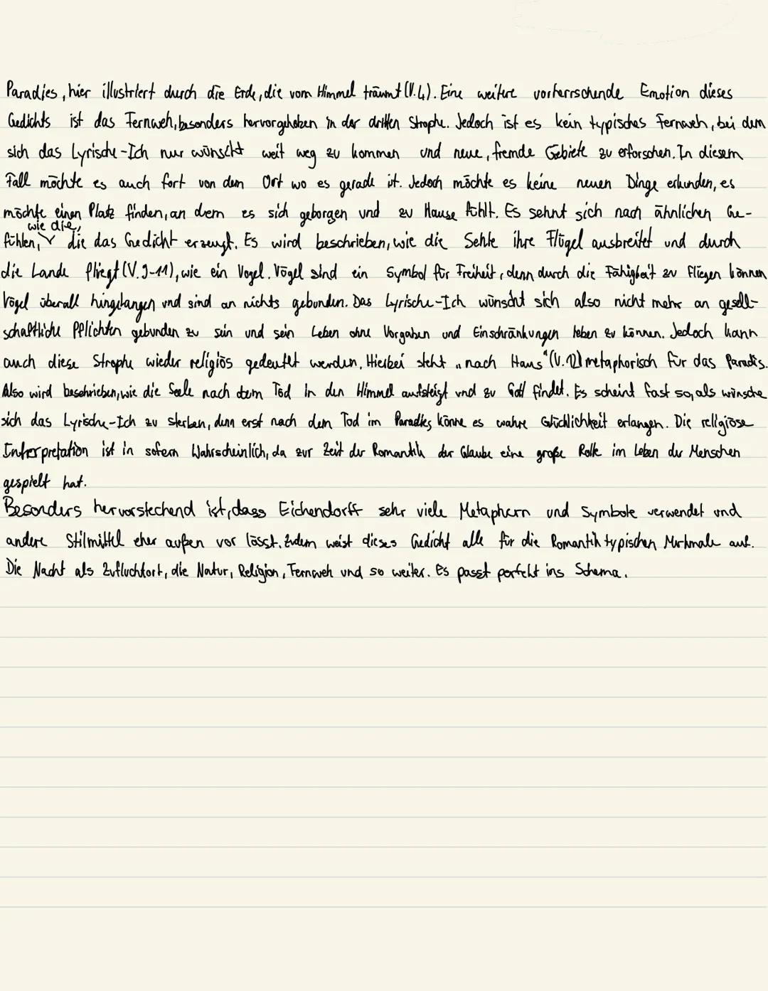 Gedichtsanalyse Mondnacht" von Joseph von Eichendorff
In dem Gedicht Mondnacht" geschrieben 1837 von Joseph
eine stille, menschenleere Lands