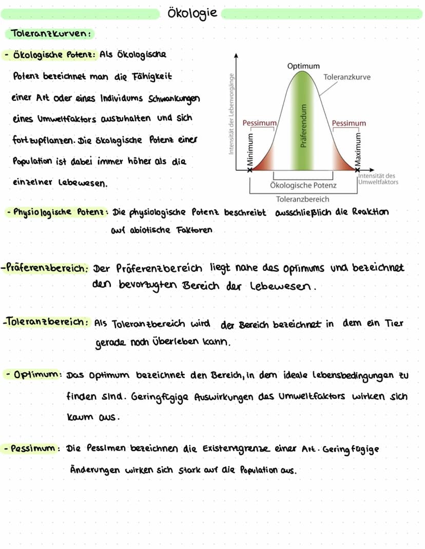 Ökologie
Definition:
Ökologie = Oikos und logos (griechisch) für Hows / Umwelt und Lehre
→Ökologie ist die Lehre vom Houshalt der Natur und 