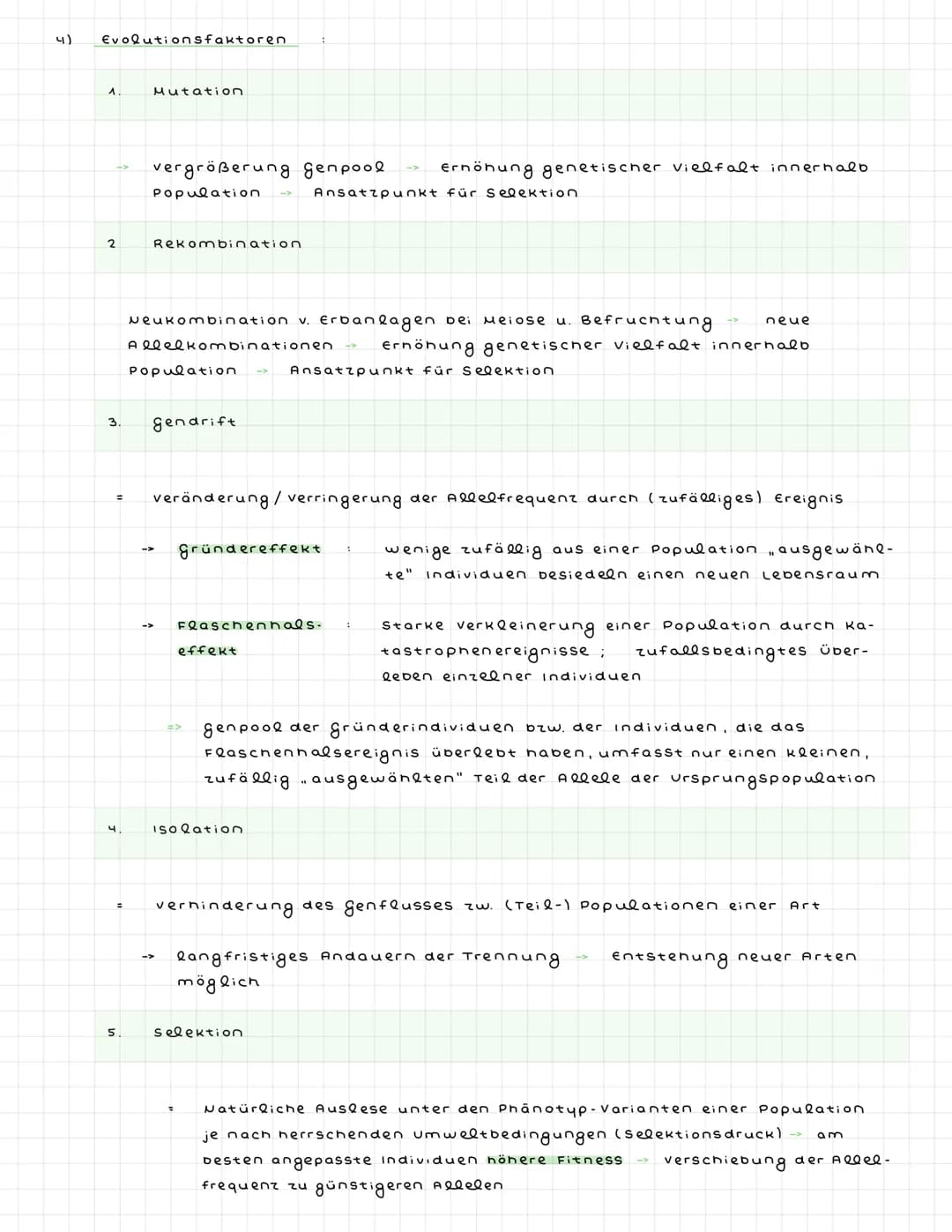 ^)
2)
Evolution
über die generationen hinweg ablaufende veränderung der erblichen Merk-
male v. Populationen
Vielfalt u. systematische Ordnu