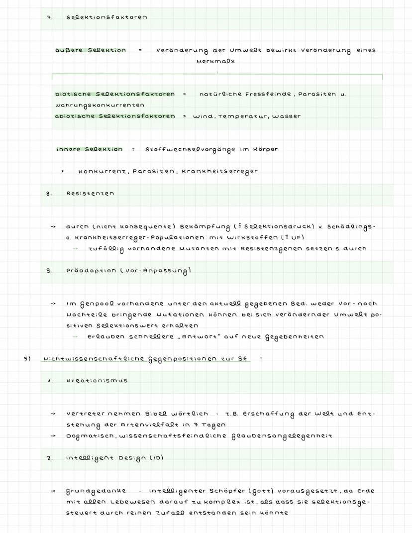 ^)
2)
Evolution
über die generationen hinweg ablaufende veränderung der erblichen Merk-
male v. Populationen
Vielfalt u. systematische Ordnu