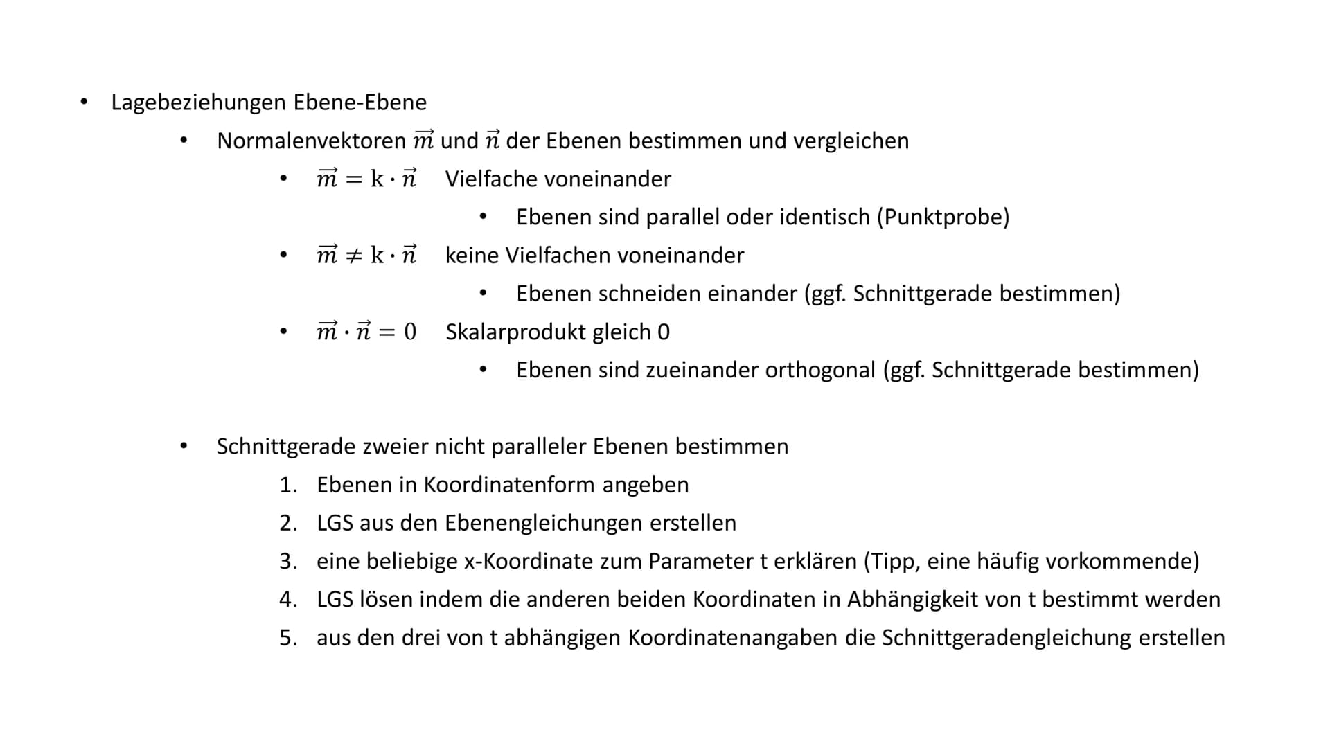 Wiederholung - Analytische Geometrie Wiederholung - Analytische Geometrie ●
Lineare Gleichungssysteme - Lösungsverfahren
Einsetzungsverfahre