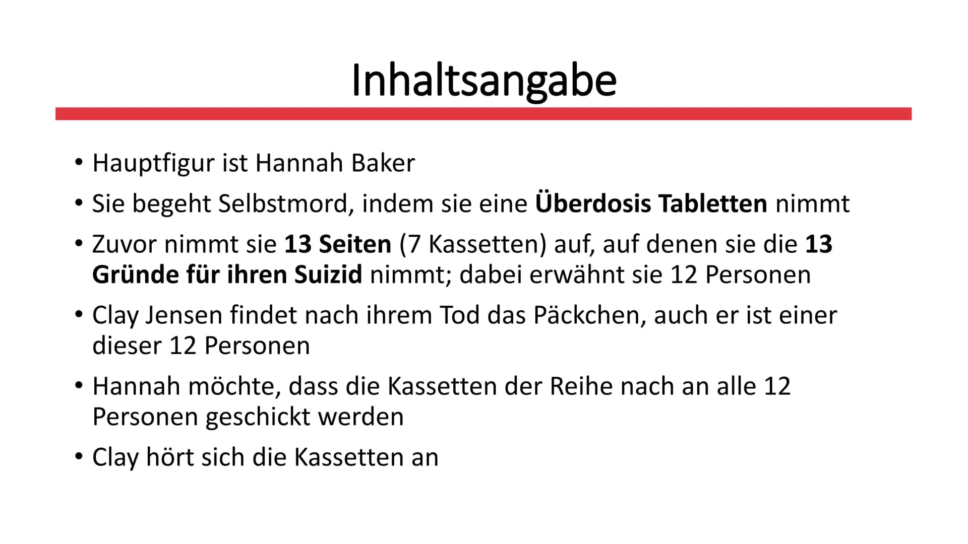 Tote Mädchen
lügen nicht
Von Jay Asher
JAY ASHER
TOTE
MÄDCHEN
111
LÜGEN
NICHT
cbt Allgemeines zum Buch
• Inhaltsangabe
Personen + Charakteri