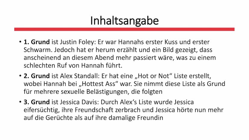 Tote Mädchen
lügen nicht
Von Jay Asher
JAY ASHER
TOTE
MÄDCHEN
111
LÜGEN
NICHT
cbt Allgemeines zum Buch
• Inhaltsangabe
Personen + Charakteri
