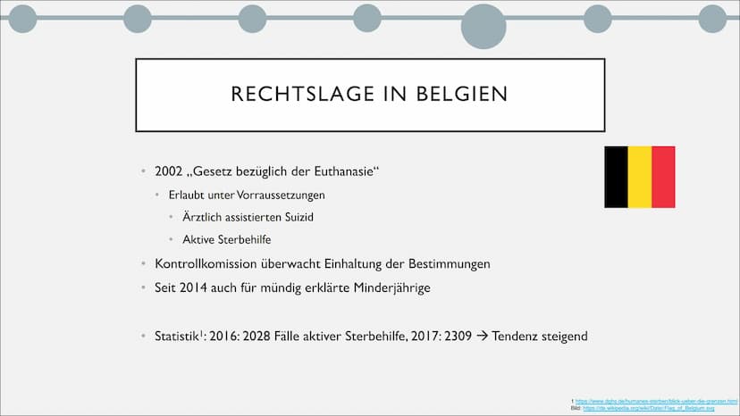 STERBEHILFE
Selbstbestimmung am Lebensende ●
●
●
●
●
●
GLIEDERUNG
Was ist Sterbehilfe?
Verschiedenen Formen der Sterbehilfe
Rechtslage in De