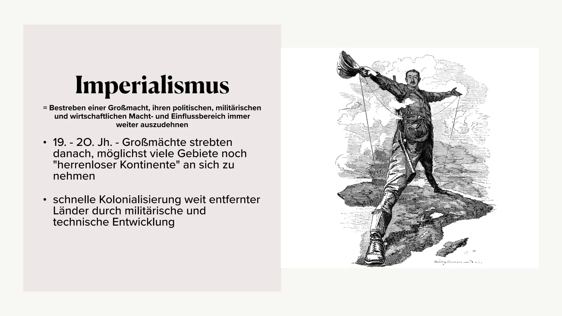 Ursachen und Charakter
des ersten Weltkriegs Ursachen des
ersten Weltkriegs
1. Imperialismus
2. Nationalismus
3. Militarismus
4. Besondere B