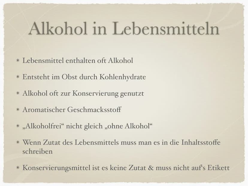 Alkohol
Wie schädigt Alkohol das ungeborene Baby?
Line, Mine, Nova, Eralina
IYI *1.1 Was sind Alkohole?
* 1.2 Eigenschaften der Alkohole
* 2