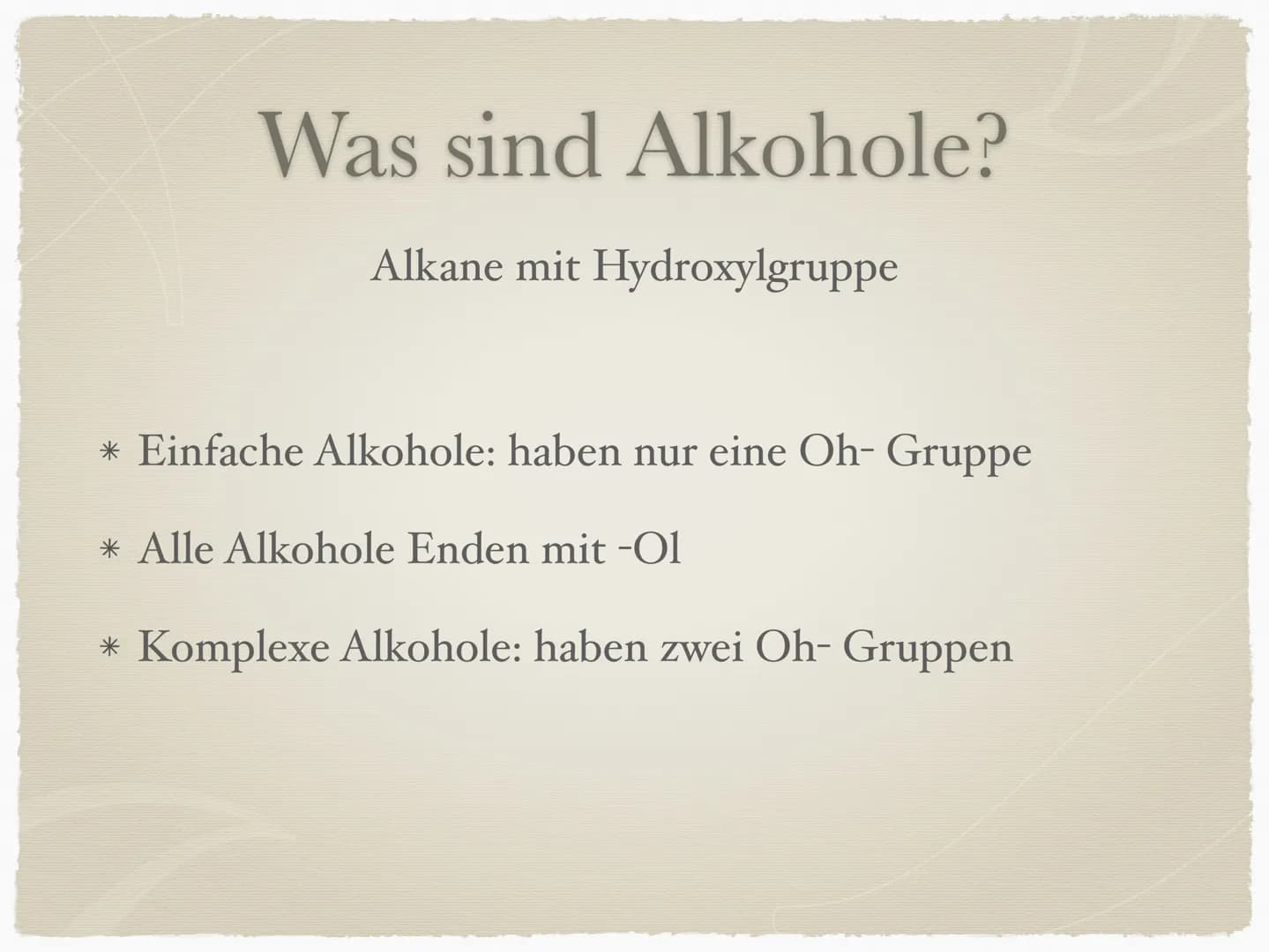 Alkohol
Wie schädigt Alkohol das ungeborene Baby?
Line, Mine, Nova, Eralina
IYI *1.1 Was sind Alkohole?
* 1.2 Eigenschaften der Alkohole
* 2