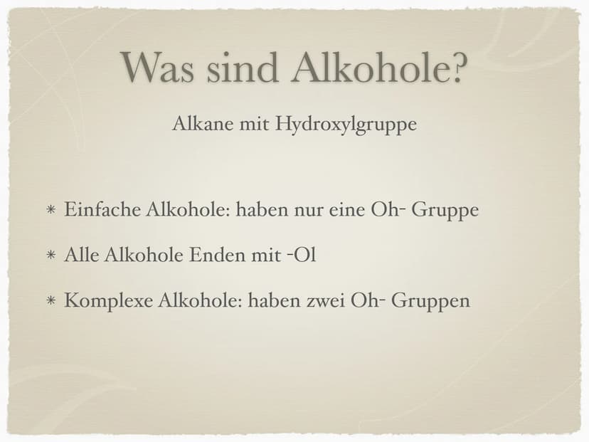 Alkohol
Wie schädigt Alkohol das ungeborene Baby?
Line, Mine, Nova, Eralina
IYI *1.1 Was sind Alkohole?
* 1.2 Eigenschaften der Alkohole
* 2