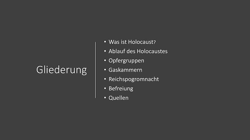 Holocaust
Von Sarah Rickermann und Gretha
Gebken
ARBEIT MACHT FREI Gliederung
●
●
●
●
●
●
Was ist Holocaust?
Ablauf des Holocaustes
Opfergru
