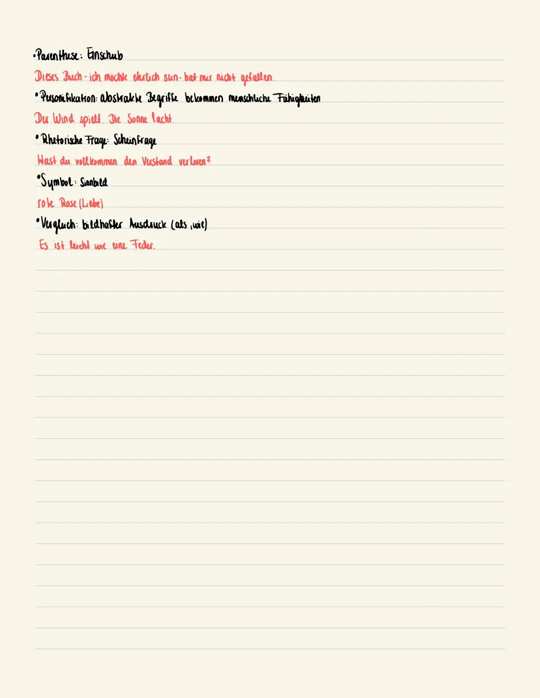 Stilmittel

•Alliteration: aufeinander folgende Wörter mit gleichem Anlaut
zehn zahme diegen
• Allusion: Anspielung
Du wußt, was ich meine..