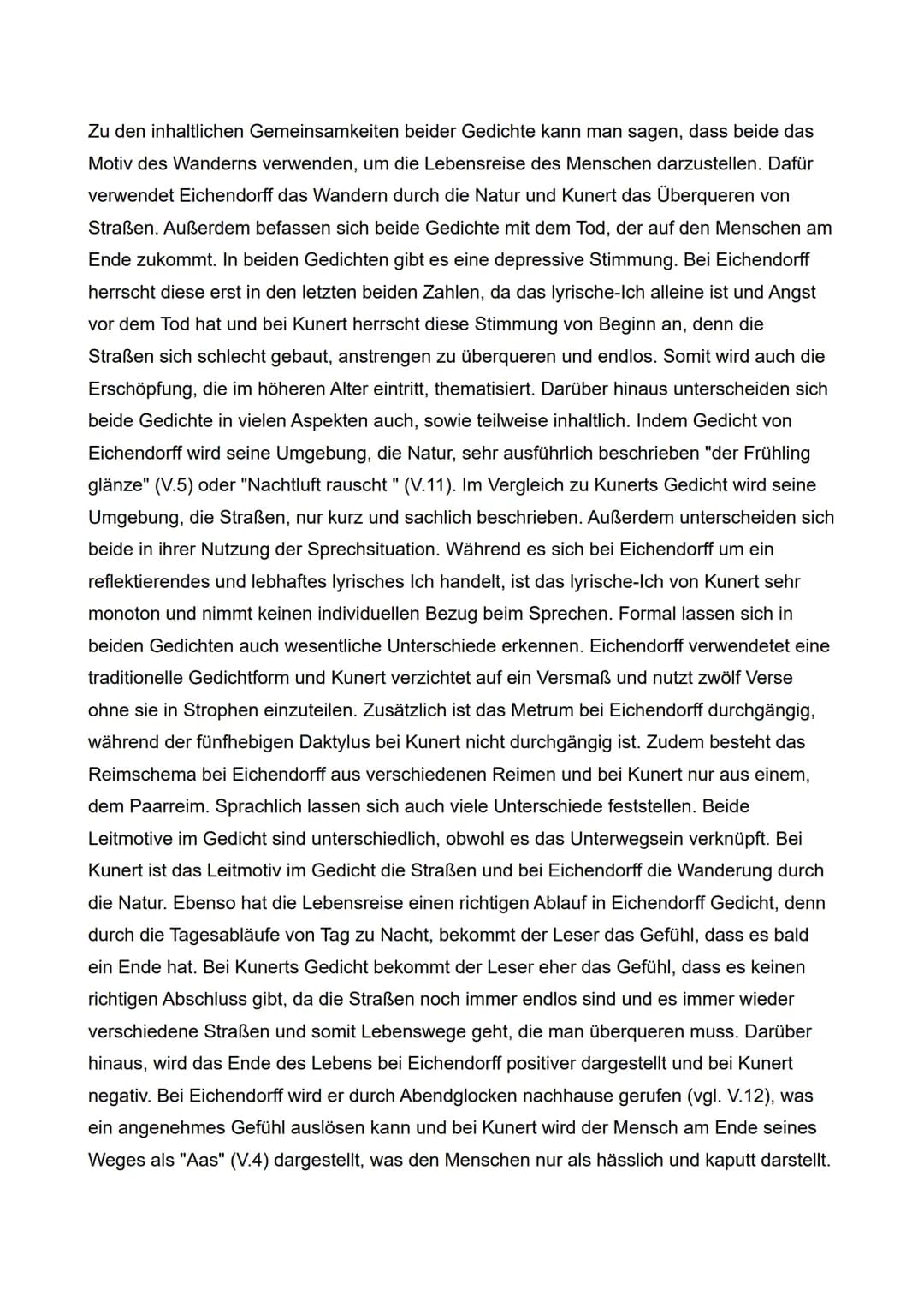 Der verspätete Wanderer - Joseph von Eichendorff
1. Interpretieren Sie Joseph von Eichendorffs Gedicht ,,Der verspätete Wanderer"
unter beso