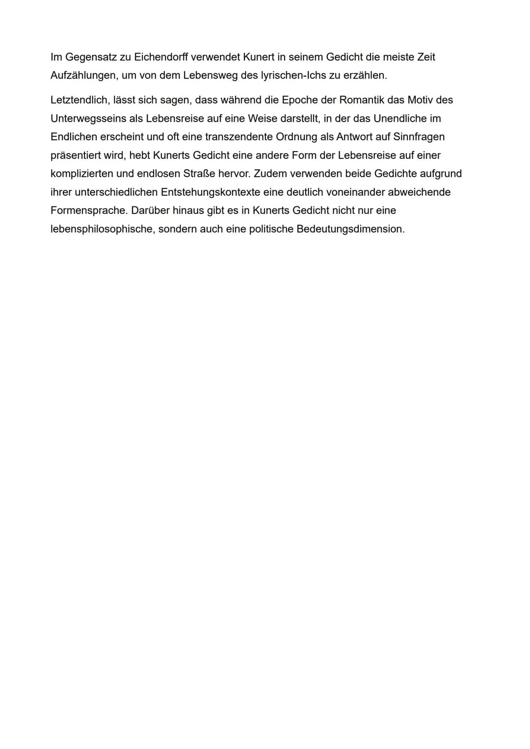 Der verspätete Wanderer - Joseph von Eichendorff
1. Interpretieren Sie Joseph von Eichendorffs Gedicht ,,Der verspätete Wanderer"
unter beso