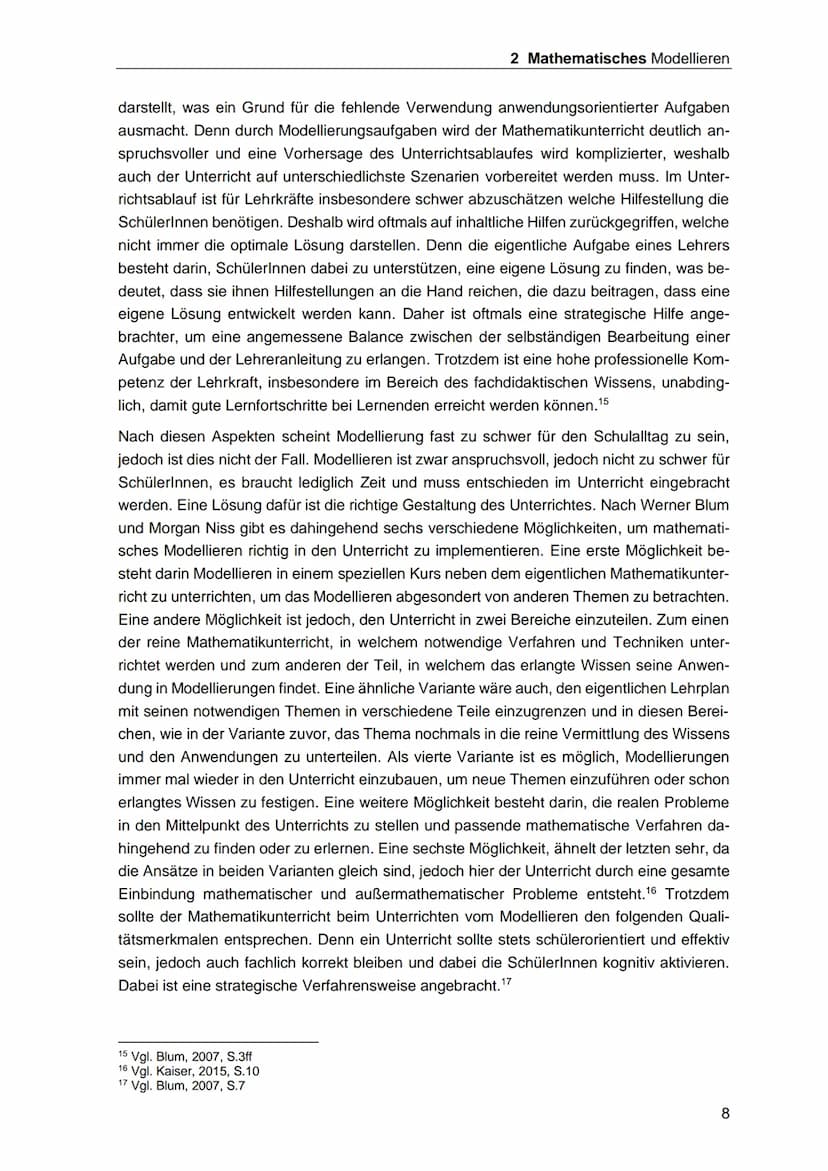 Mathematisches Modellieren
Die Übersetzung der Realität in die Mathematik
von: Mira Wahl
13.04.2021
Regionales Berufliches Bildungszentrum M