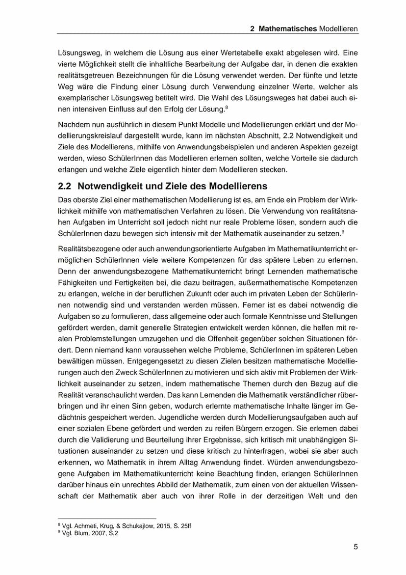 Mathematisches Modellieren
Die Übersetzung der Realität in die Mathematik
von: Mira Wahl
13.04.2021
Regionales Berufliches Bildungszentrum M