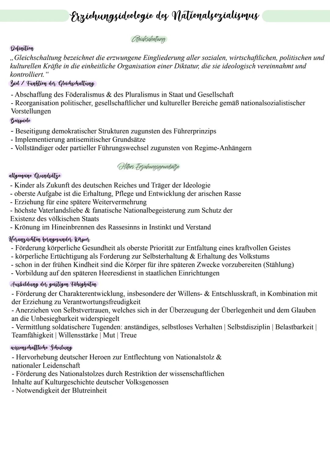 Erziehungsideologie des Nationalsozialismus
Informationen über die Hitlerjugend
Eckdaten
- Jugend- & Nachwuchsorganisation der NSDAP gegründ