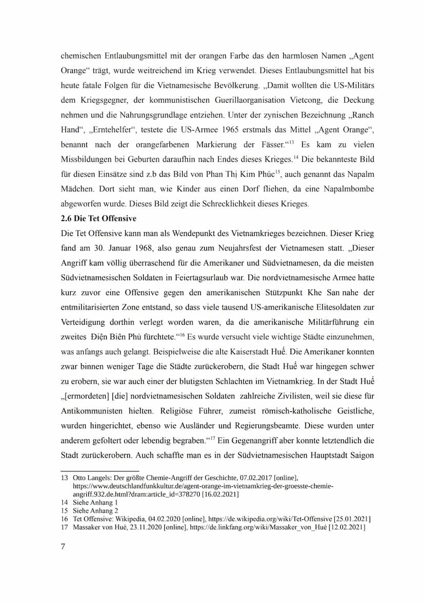 Thema:
vorgelegt von:
Betreuer:
Komplexe Leistung
1
im Fach Geschichte
an der Schule xy
Vietnamkrieg
Schüler
Lehrer
Abgabetermin: Datum
Klas
