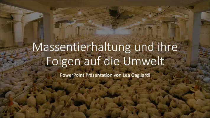 Know Massentierhaltung - Präsentation  thumbnail