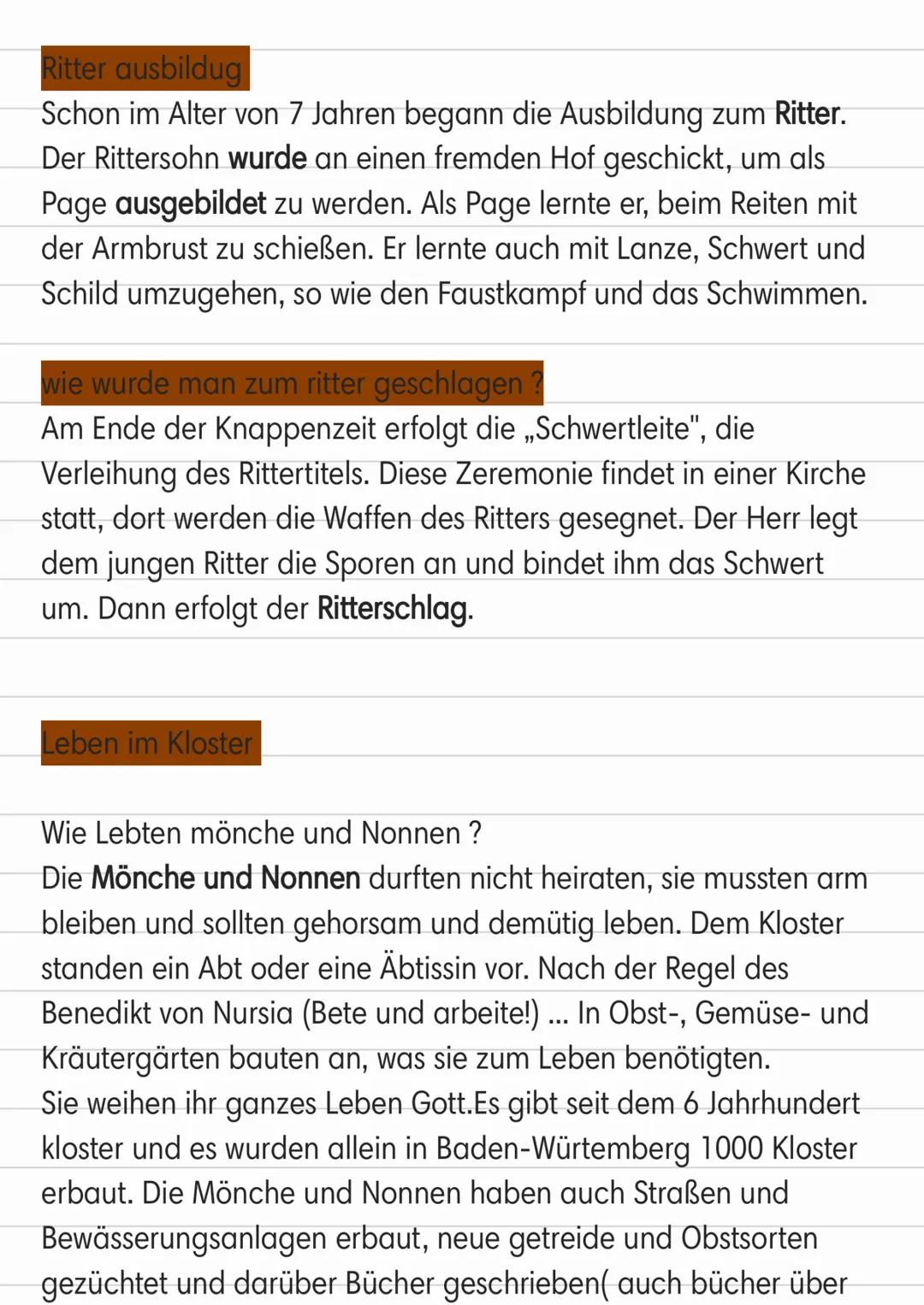 Leben im Mittelalter
- Leben af dem Lande
-Leben auf der Burg
-Leben im Kloster
Leben auf dem Lande
Wie sah ein mittelalteriches Dorf aus
- 