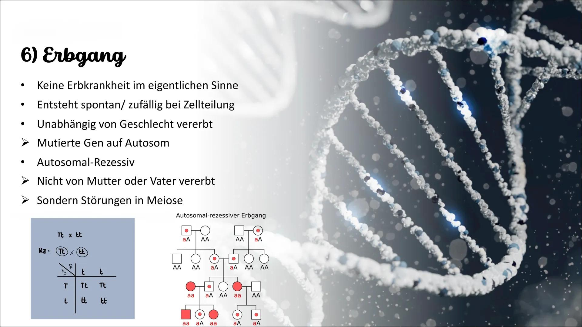 Genetik
Die Erbkrankheit „Trisomie 21"
Weronika Konopka 10a- Biologie Gliederung
1. Einführung
2. Erklärung
3. äußerliche Merkmale
3.1. gesu