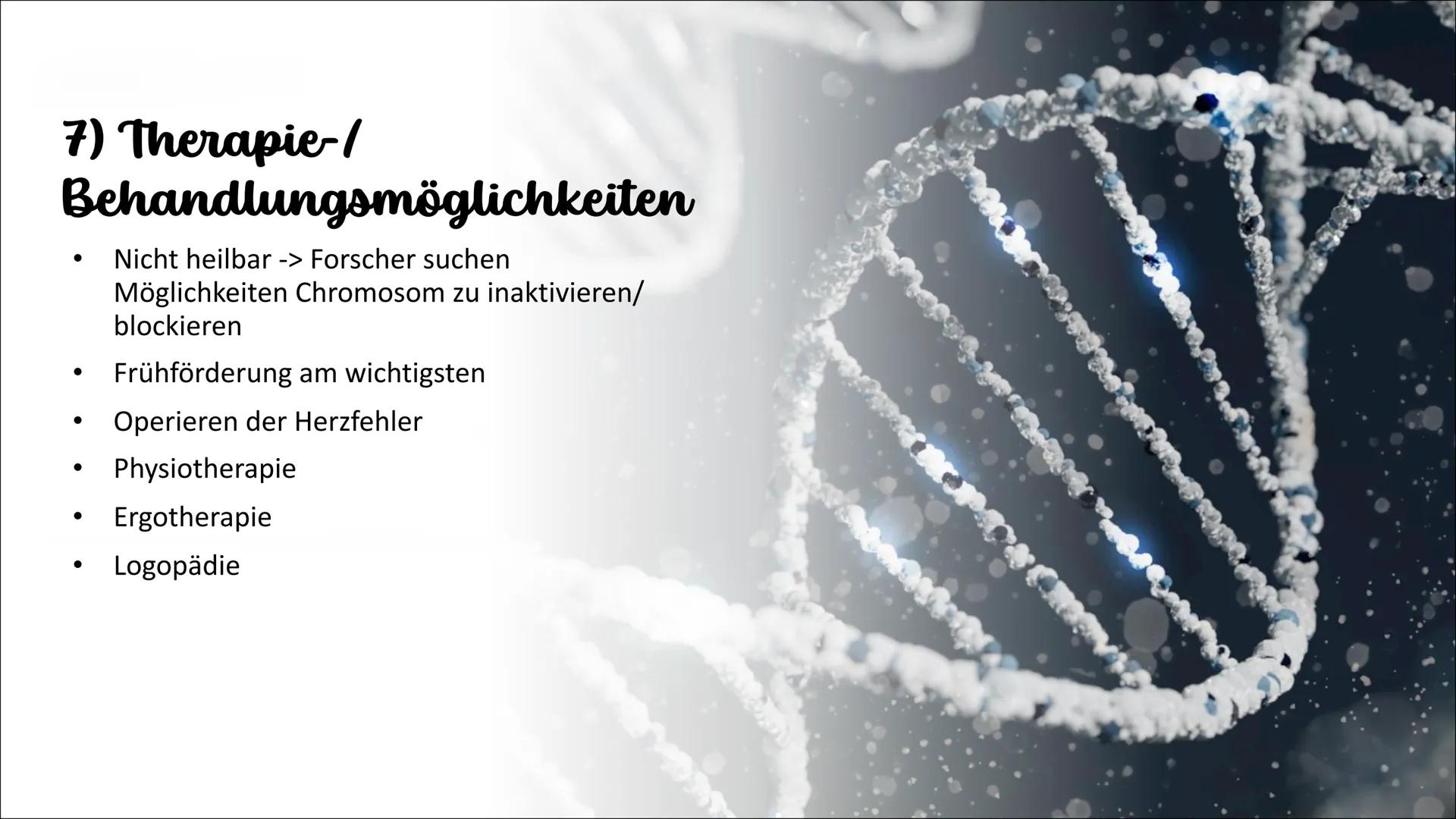 Genetik
Die Erbkrankheit „Trisomie 21"
Weronika Konopka 10a- Biologie Gliederung
1. Einführung
2. Erklärung
3. äußerliche Merkmale
3.1. gesu