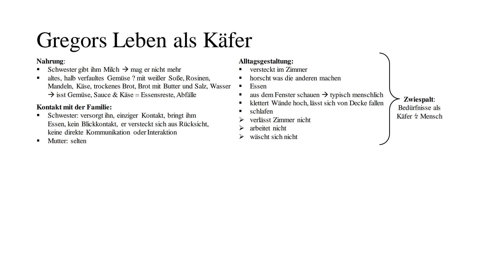 Franz Kafka Franz Kafka
Selbstbild
"Grundgefühl der Nichtigkeit" „Kopfmensch"
▪ sein Schreiben ist das Einzige, was er hat; ohne ist er nich