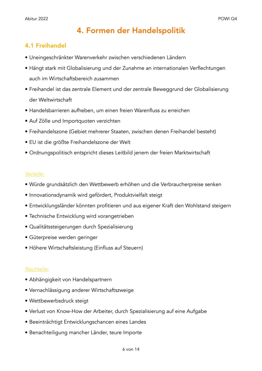 Abitur 2022
1. Was ist Globalisierung?
1. Definition
2. Ursachen
2. Dimensionen von Globalisierung
1. Wirtschaftlich
2. Politisch
3. Kulture