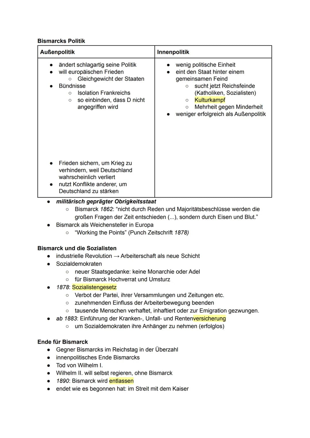 Bismarck und das Deutsche Reich
Historischer Hintergrund
Revolution 1848: Ziele der Freiheit und Einheit nicht erreicht
Deutscher Bund von D