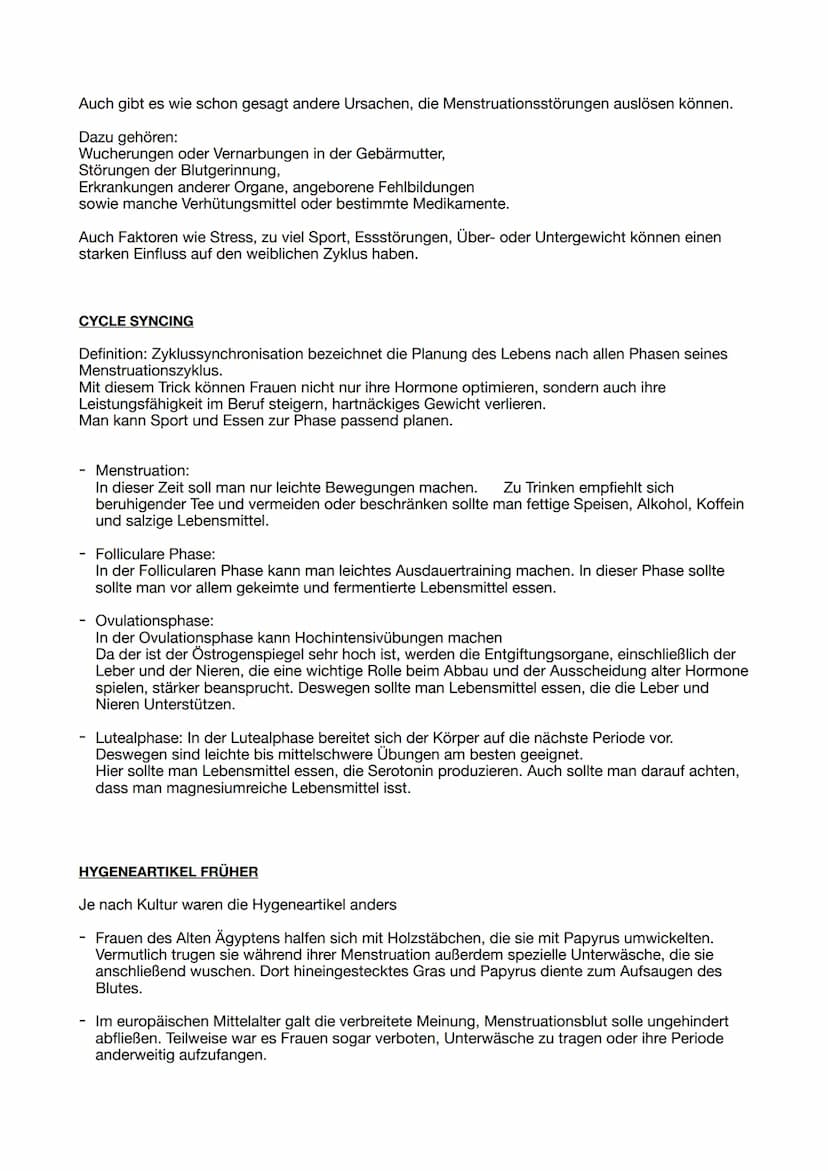 Definition:
Handout Periode
Die Periode ist eine Blutung die in der Pubertät mit der Menarche (= 1. Periode) einsetzt und in den
Menopause (