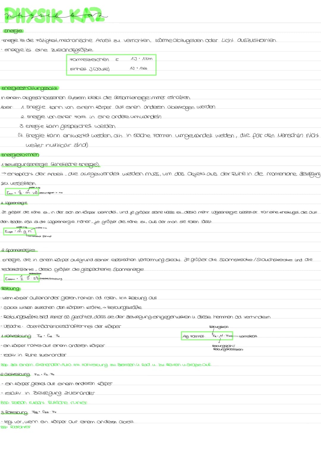 physikkfan
Energie
-Energie ist die Fähigkeit, mechanische Arbeit zu verrichten, warme abzugeben oder Licht auszustrahlen.
• energie ist ein