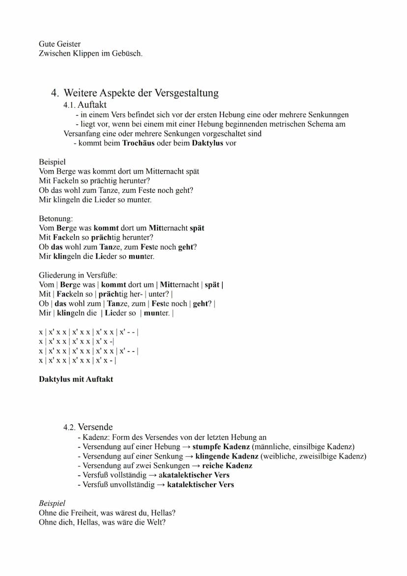 1. Die Strophe
1.1 Strophen
- sind Verbindungen aus Versen
- geschlossene Einheit
- je nach Anzahl der Verse Bezeichnung als: Zweizeiler, Dr