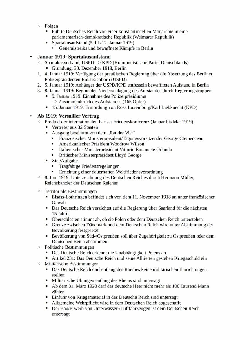 Historischer Kontext (Text) – Weimarer Republik
Der Autor(in) beleuchtet und kommentiert in seiner Darstellungen einige historische Sachverh
