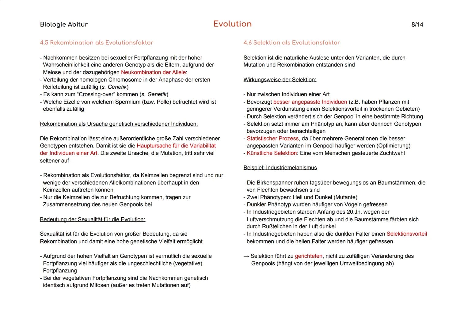 Biologie Abitur
1. Vielfalt und systematische Ordnung der Organismen
1.1 Die Art als Grundeinheit des natürlichen Systems
Biologischer
Artbe