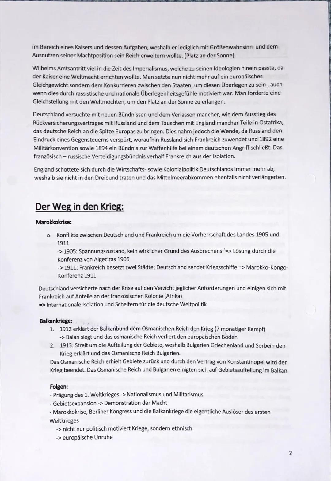 # Der Weg in den ersten Weltkrieg:

Zeitstrahl:

28. Juni Ermordung von Erzherzog Franz Ferdinand in Sarajewo

5./6. Juli Der deutsche „Blan