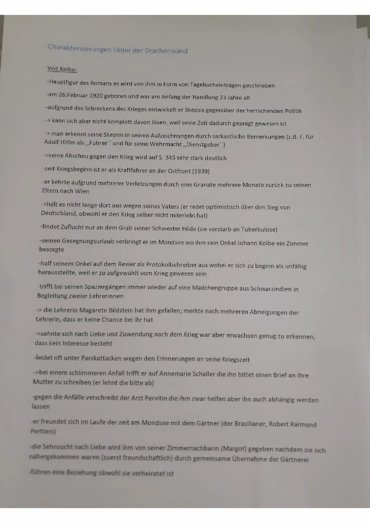 Know Charakterisierung Unter der Drachenwand  thumbnail