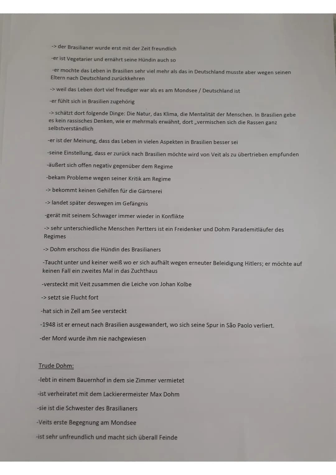 Charakterisierungen Unter der Drachenwand
Veit Kolbe:
-Hauptfigur des Romans es wird von ihm in Form von Tagebucheinträgen geschrieben
-am 2