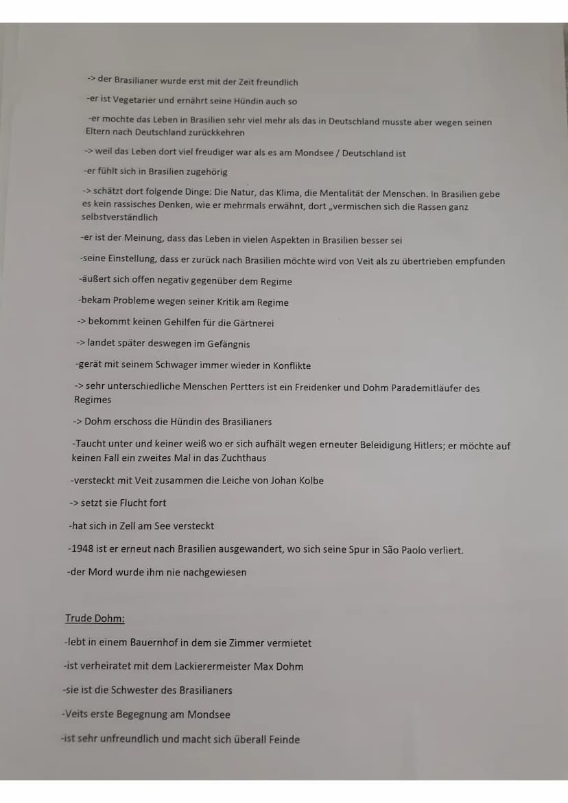 Charakterisierungen Unter der Drachenwand
Veit Kolbe:
-Hauptfigur des Romans es wird von ihm in Form von Tagebucheinträgen geschrieben
-am 2