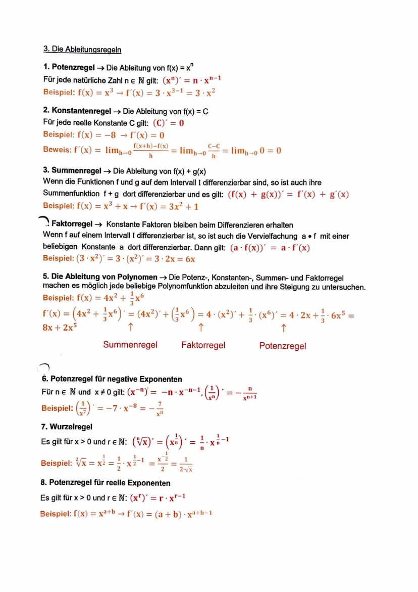 Analysis
Definition 1.10
Eine Funktion mit der Gleichung
f(x) = ax + an ₁-1 + ... a₁x + a
heißt ganzrationale Funktion oder
Polynom vom Grad