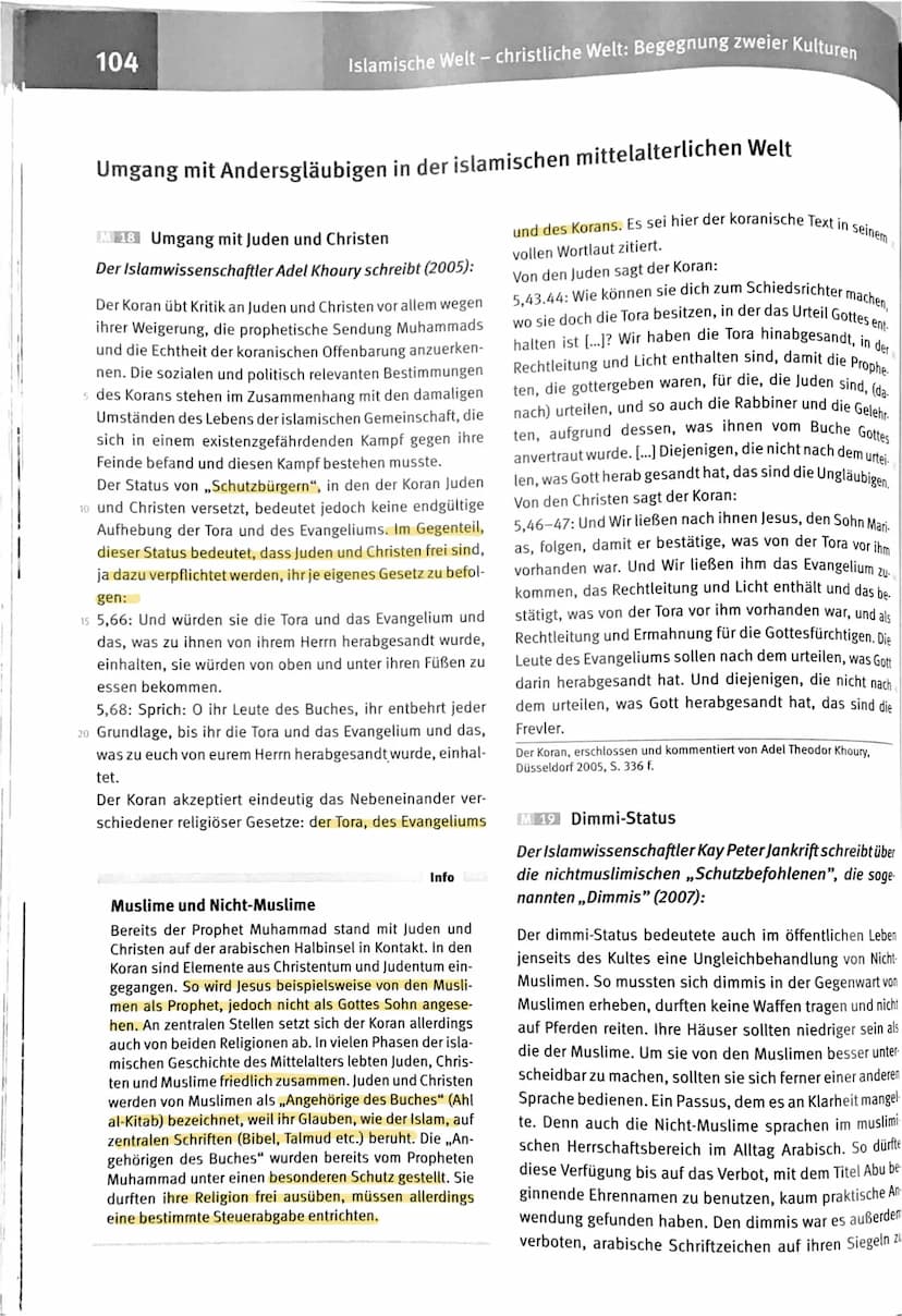 Die islamische Welt im Mittelalter - Religion und Herrschaft
Der Islam - Eine Weltreligion
Der Islam ist die zweitgrößte Glaubensgemeinschaf