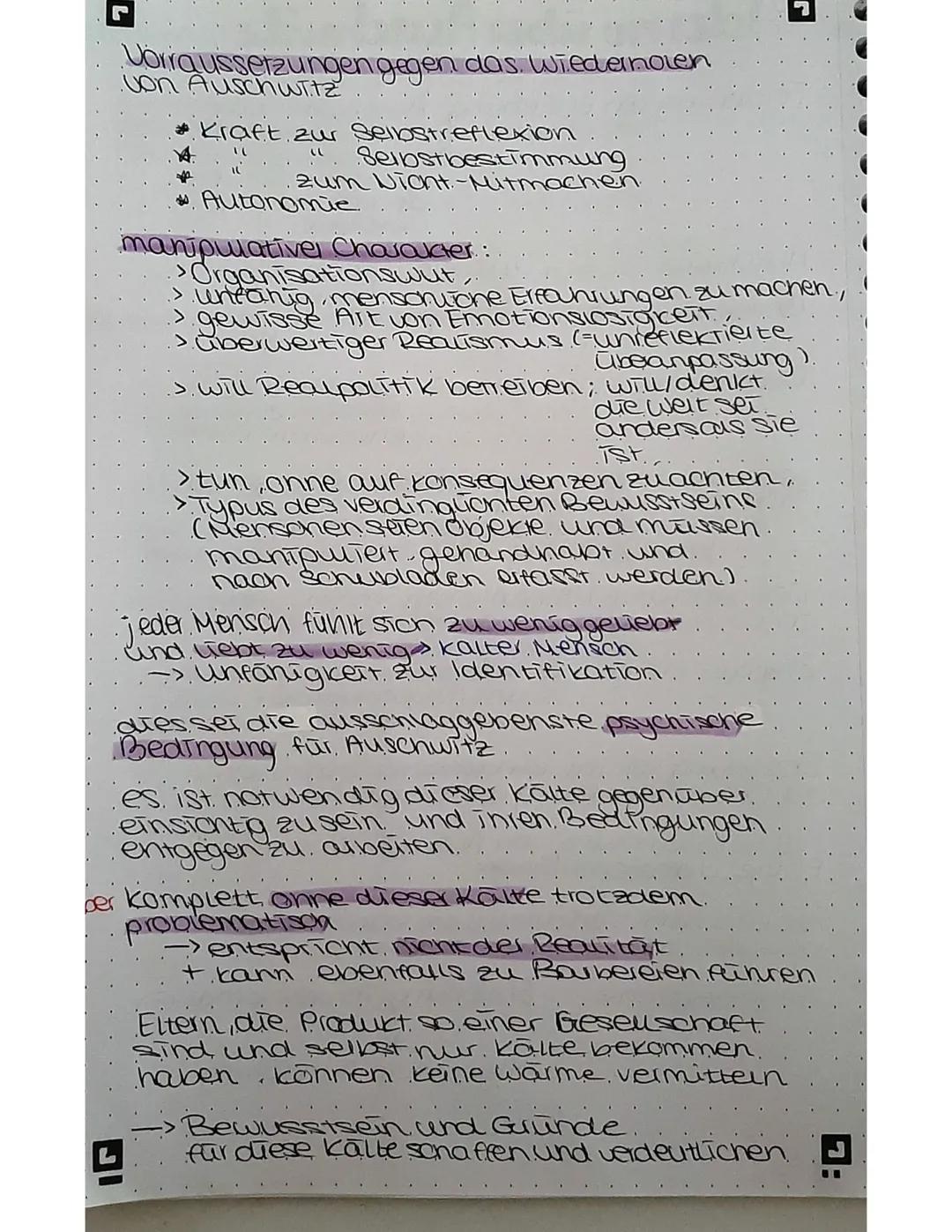 Adorno: Erziehung nach Auschwitz - Einfach erklärt