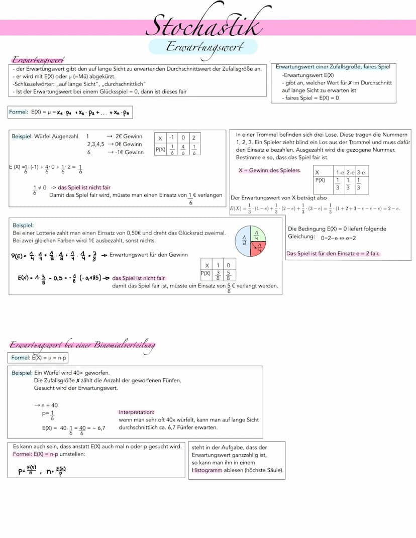 Stochastik
Baumdiagramme
BaumSiagramm
-> Berechnung von Wahrscheinlichkeiten von Ergebnissen mehrstufiger Zufallsexperimente.
mit zurücklege