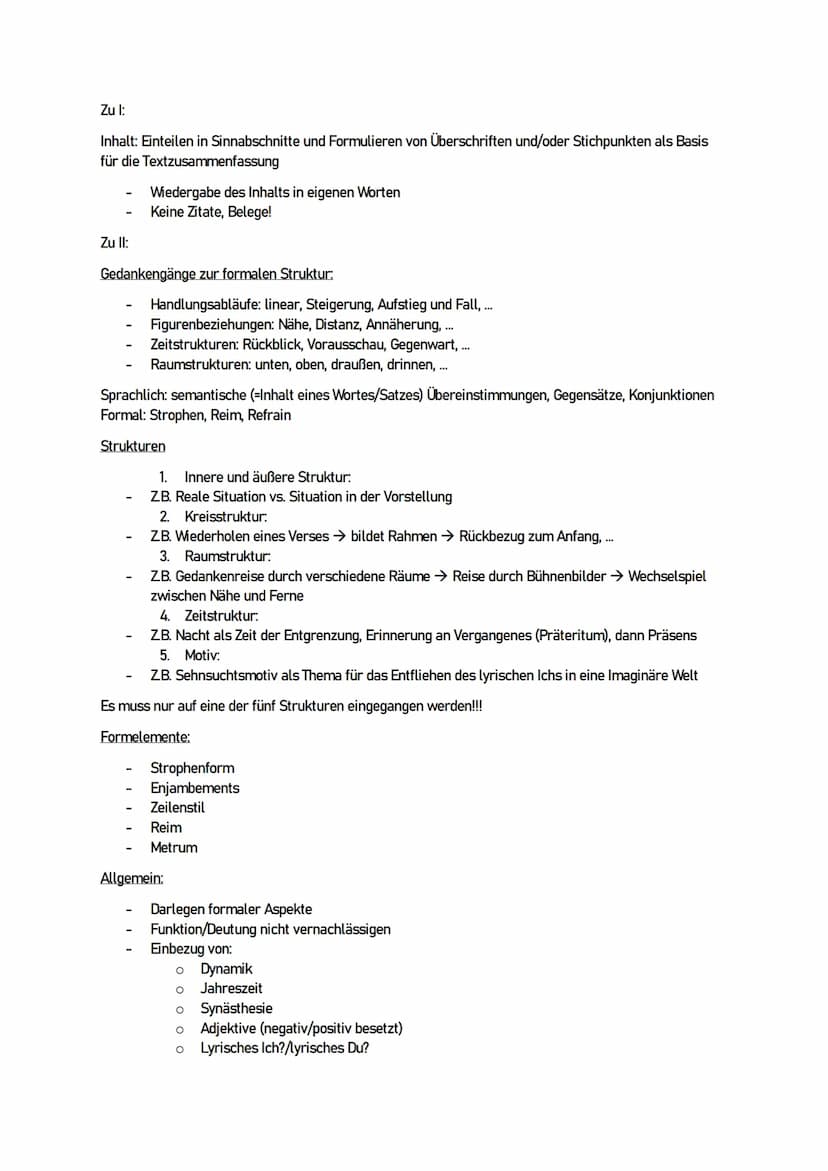 Aufbau Interpretation von Gedichten
A. Einleitung
Einleitungsgedanke
● Kerninformationen
●
●
●
Überleitung
B. Erschließung und Interpretatio