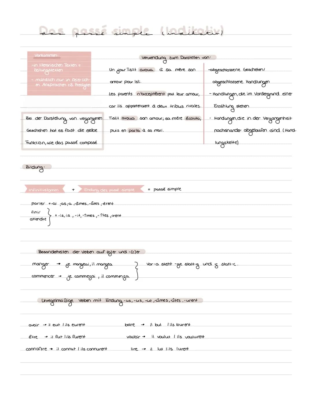 das passé simple (indikativ)
Vorkommen
-in literarischen Texten +
Zeitungstexten
- mündlich nur in feierlich-
en Ansprachen 28. Predigten
Be