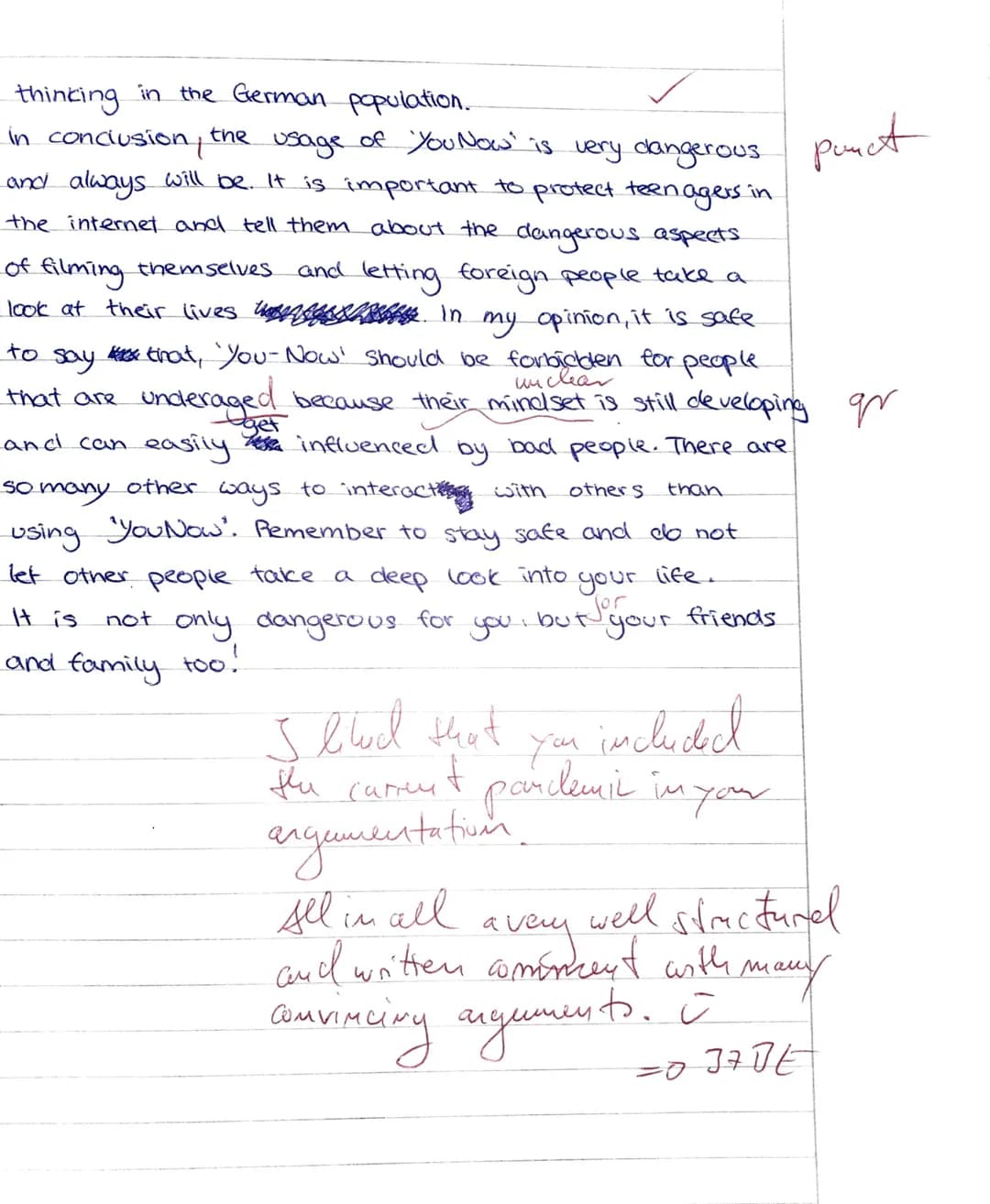 prep
W
gr
qr
expr
a
that goe
bit beyond
the article
English test nb. 2
04.12.2020
Mecliation
Dear friend from Australia,
in the following I 