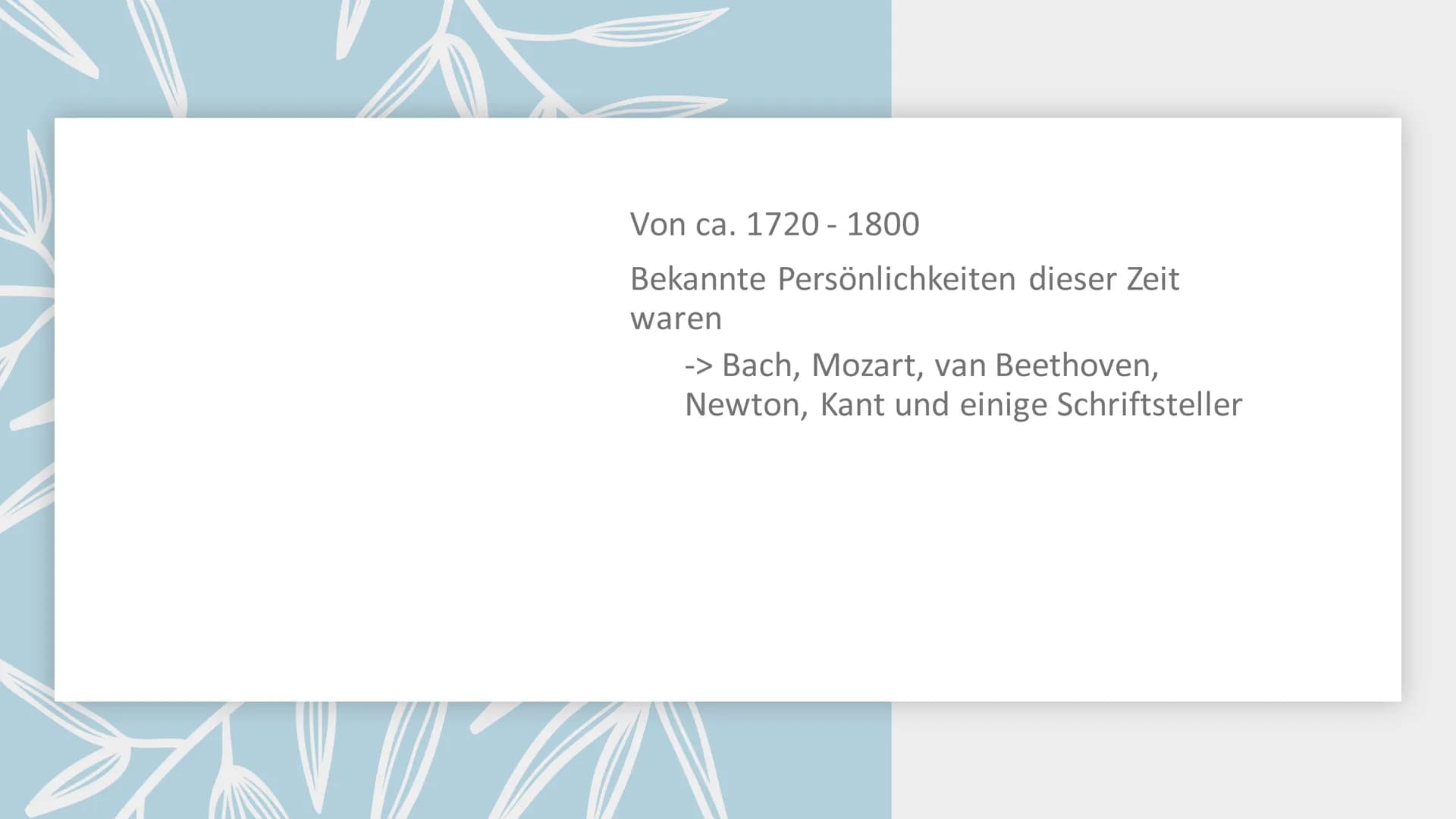 Habe Mut, dich deines eigenen
Verstandes zu bedienen!
Die Aufklärung in Europa als Literaturepoche Inhalt
Daten
• Kurze Zusammenfassung
●
●
